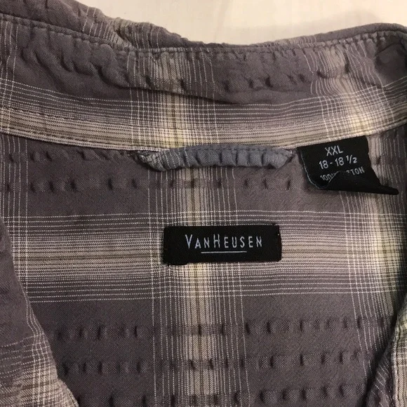 Van Heusen short sleeve shirt Size XXL - Picture 2 of 2